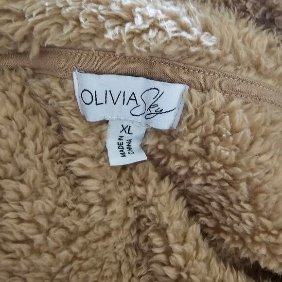 Olivia Sky Faux Shearling Zip Jacket - Picture 6 of 7